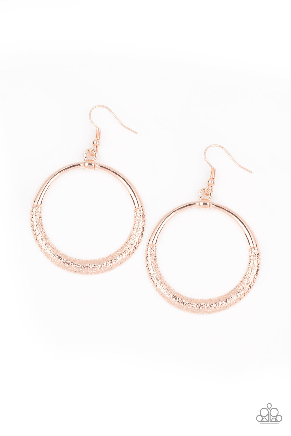 Paparazzi Modern Shimmer - Rose Gold Earring