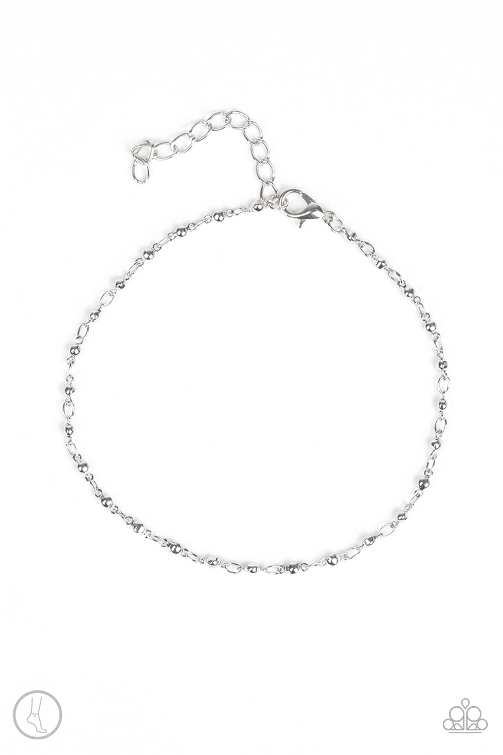 Paparazzi Shore Shimmer - Silver Ankle Bracelet