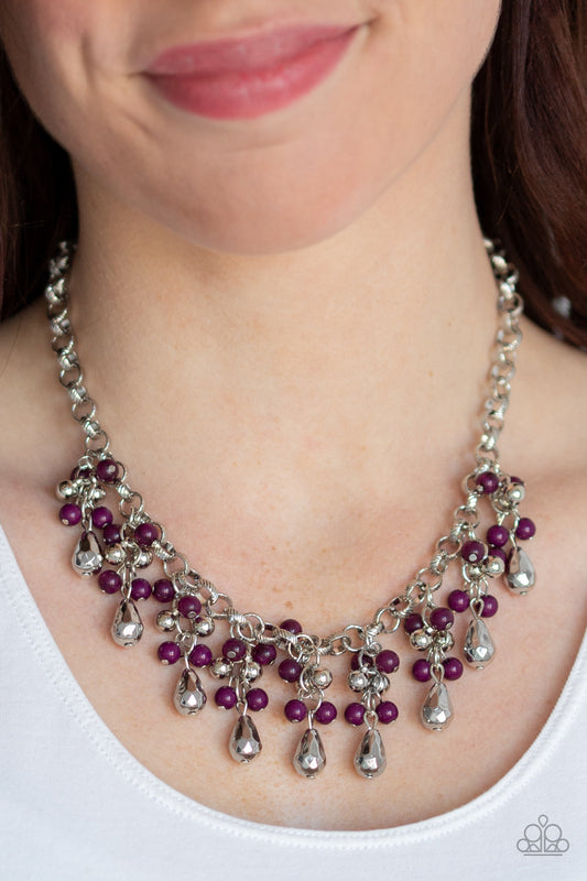 Paparazzi Travelling Trendsetter - Purple Necklace