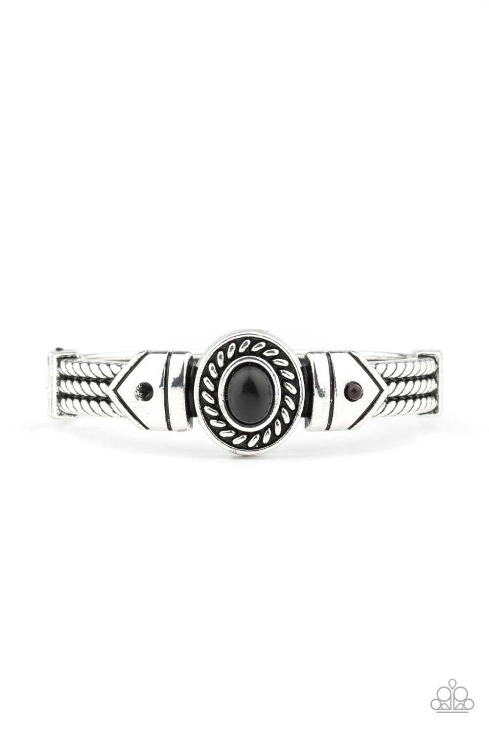 Paparazzi Tribal Soul - Black Bracelet