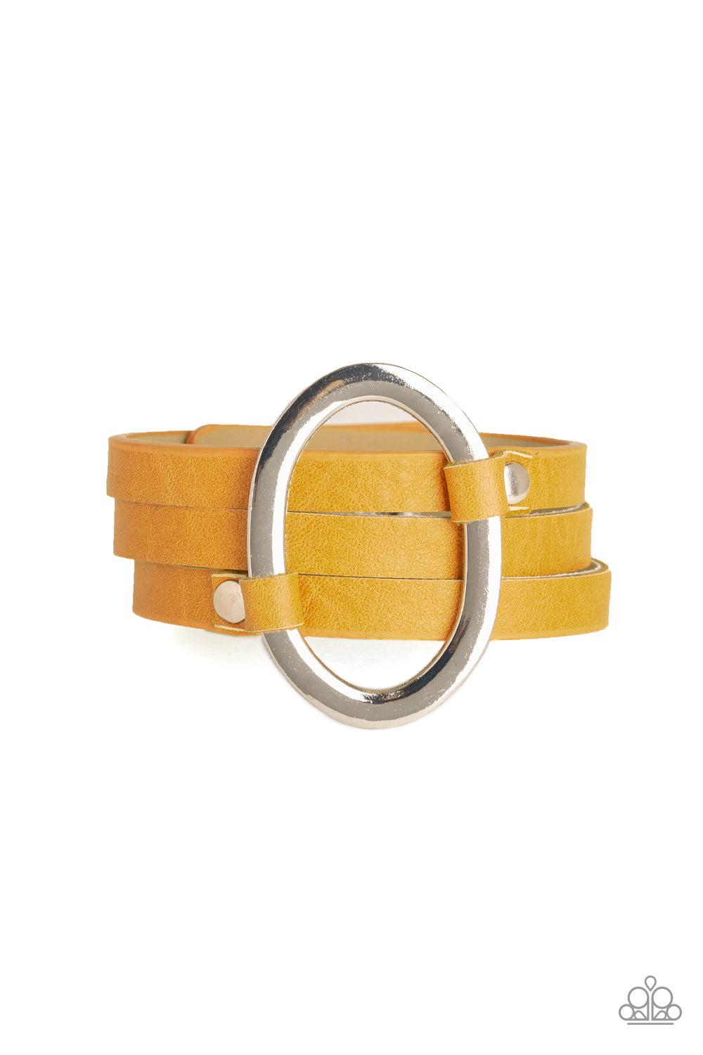 Paparazzi Cowgirl Cavalier - Yellow Bracelet