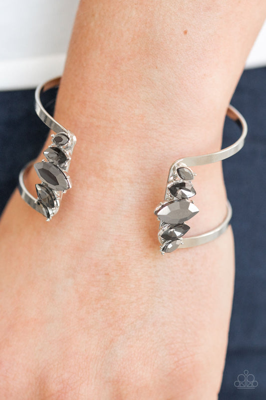 Paparazzi Glam Power - Silver Bracelet