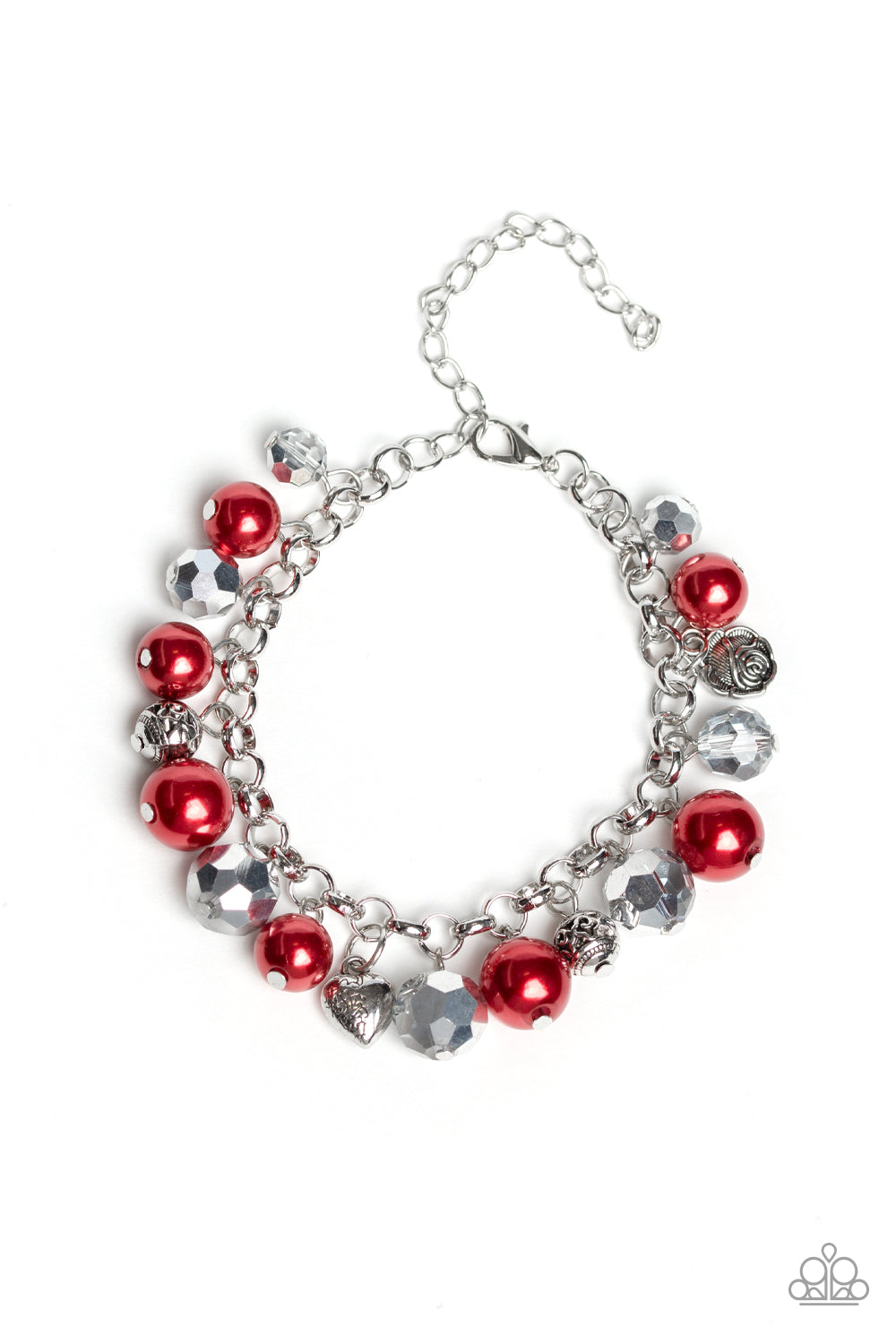 Paparazzi Cupid Couture - Red Bracelet