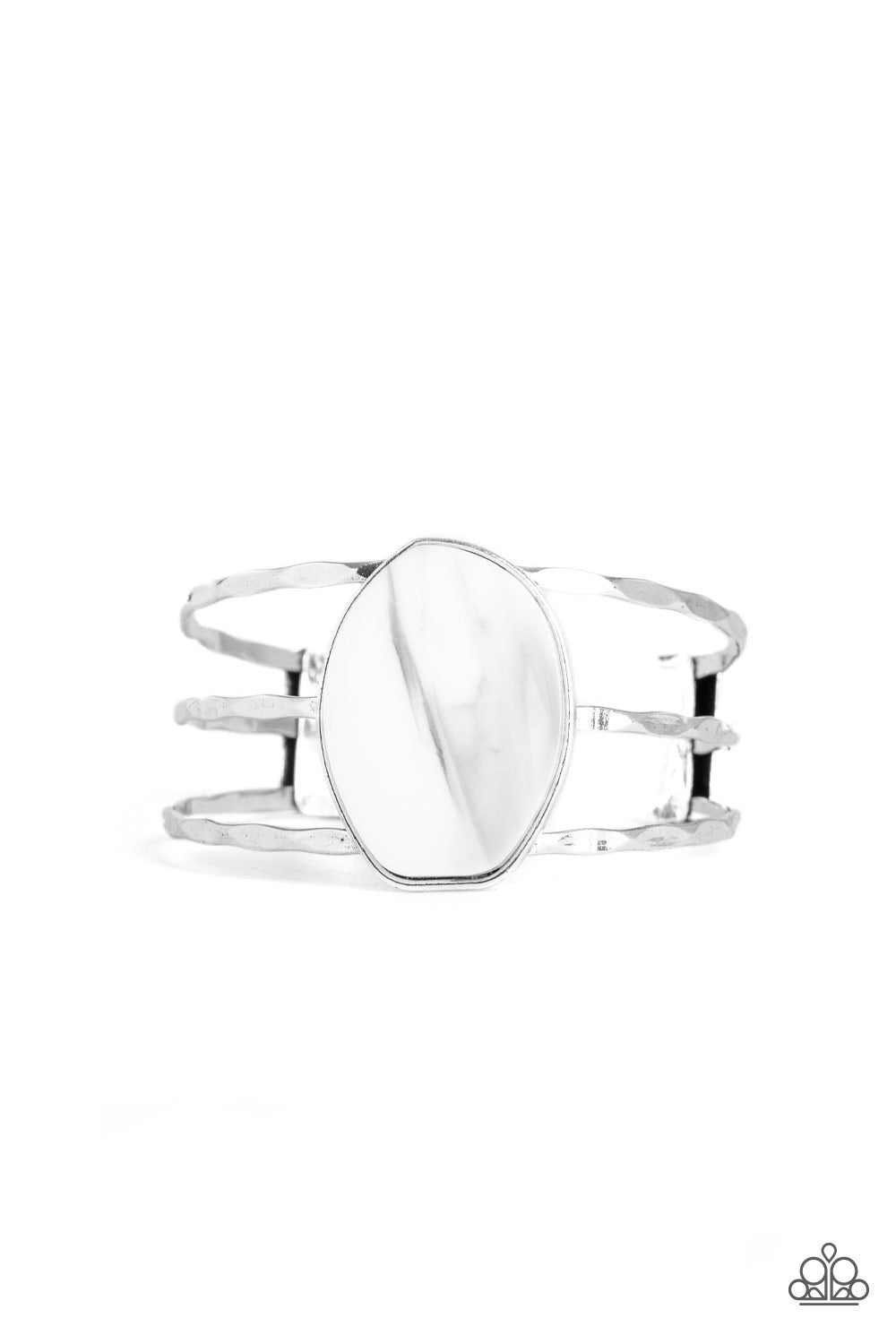 Paparazzi Canyon Dream - White Bracelet