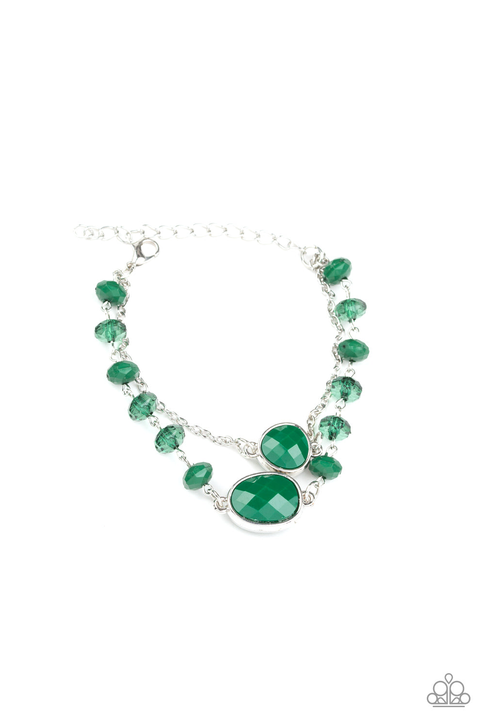 Paparazzi Crowd Pleaser - Green Bracelet