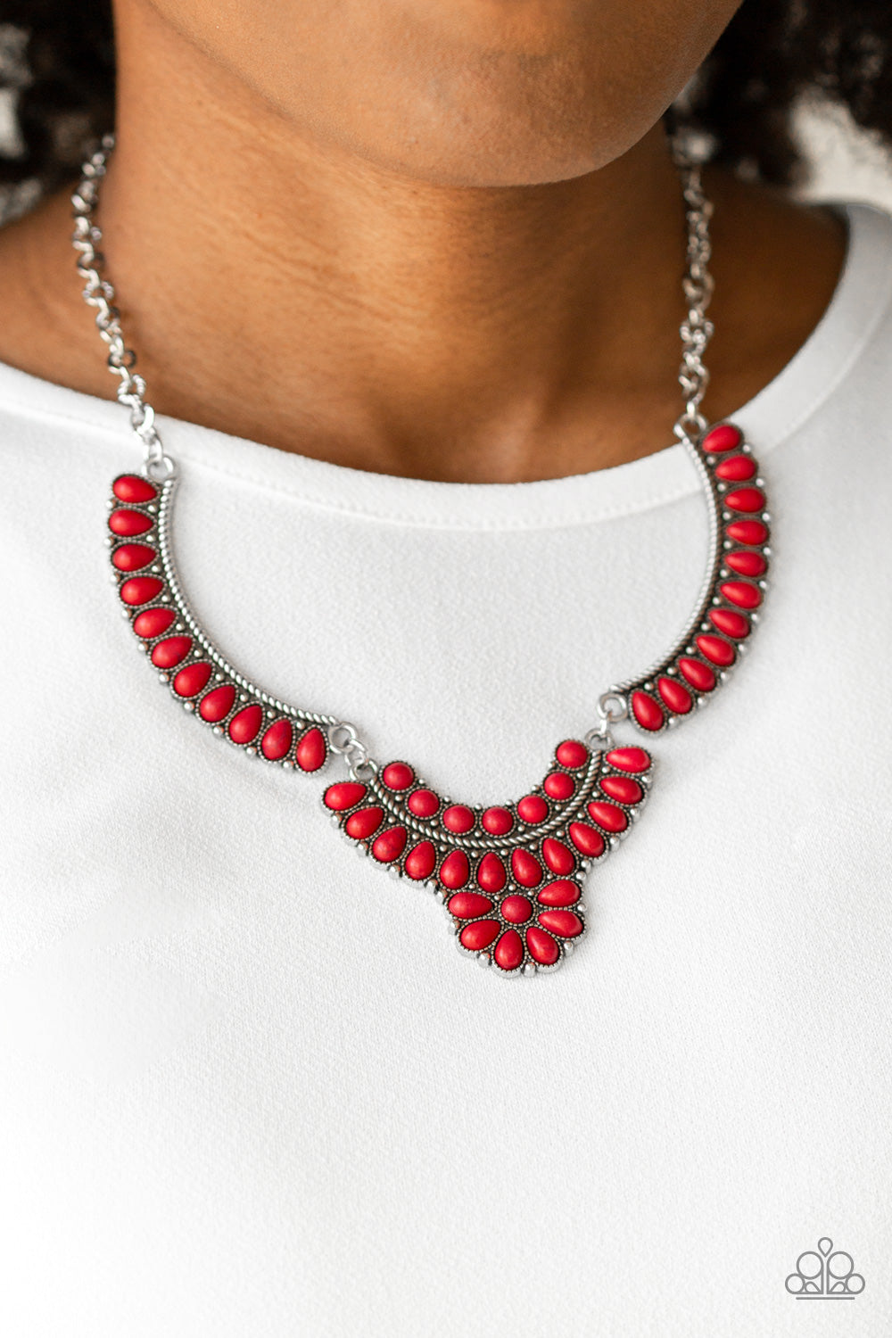 Paparazzi Omega Oasis - Red Necklace