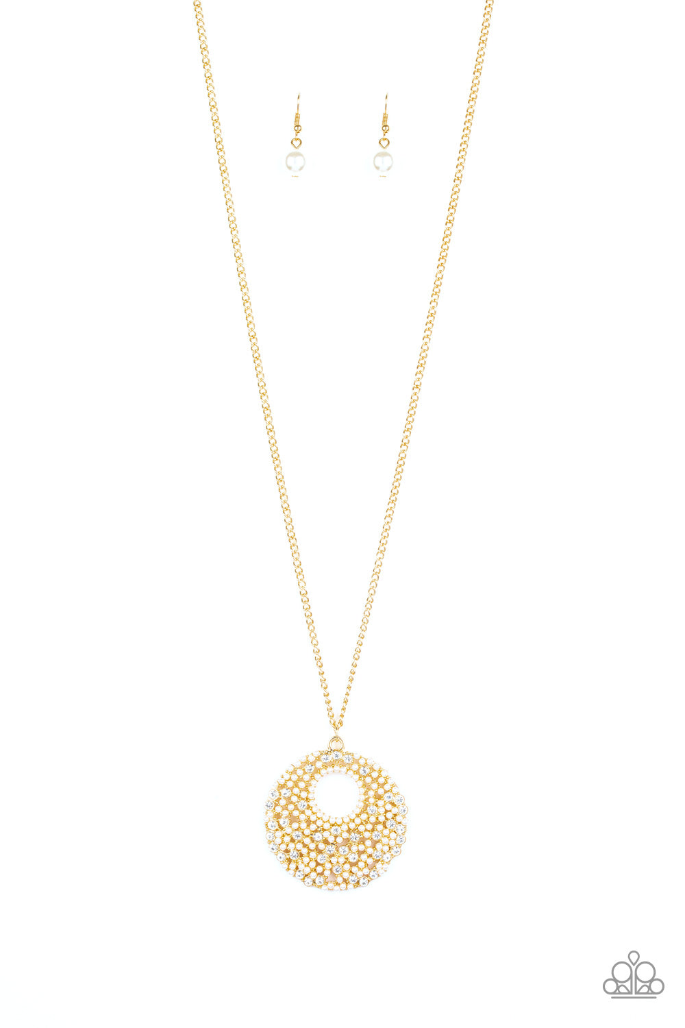 Paparazzi Pearl Panache - Gold Necklace