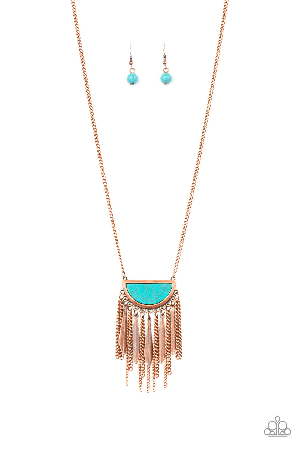 Paparazzi Desert Hustle - Copper Necklace