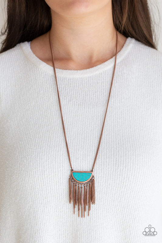 Paparazzi Desert Hustle - Copper Necklace