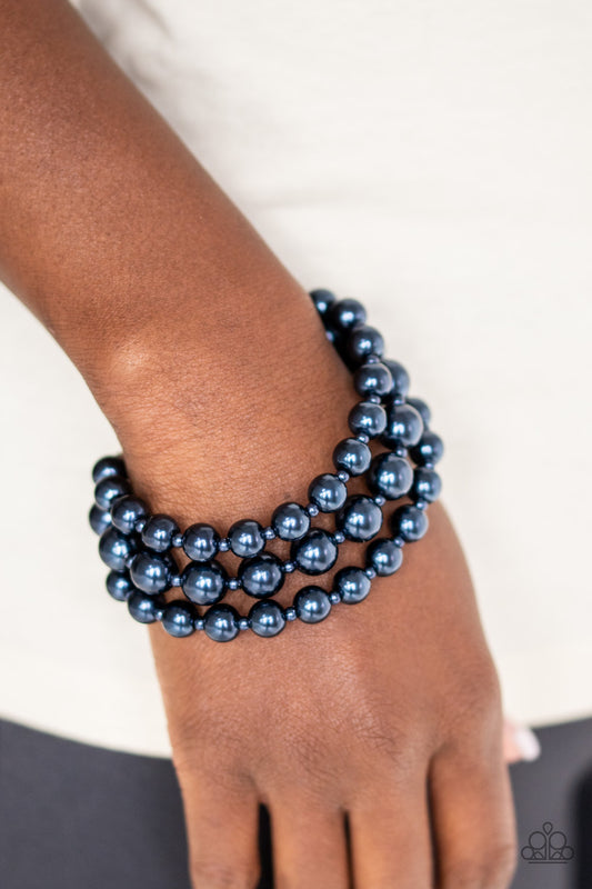 Paparazzi Total PEARL-fection - Blue Bracelet