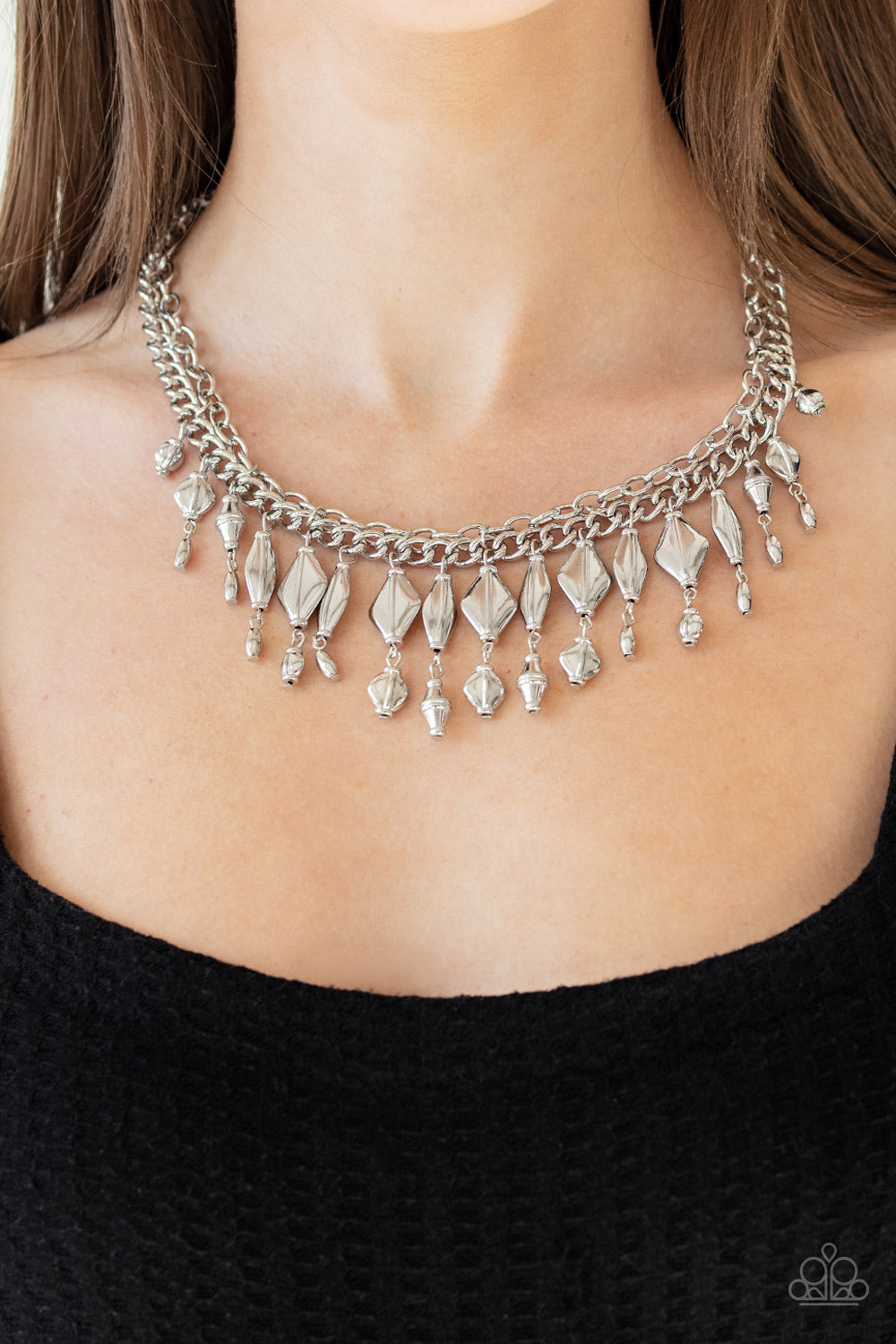 Paparazzi Trinket Trade - Silver Necklace