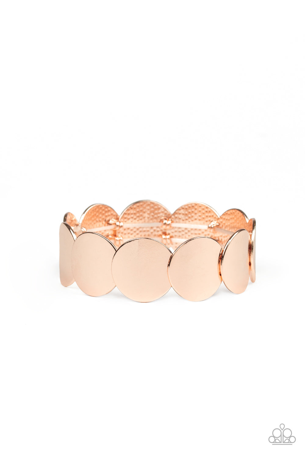 Paparazzi Industrial Influencer - Rose Gold Bracelet