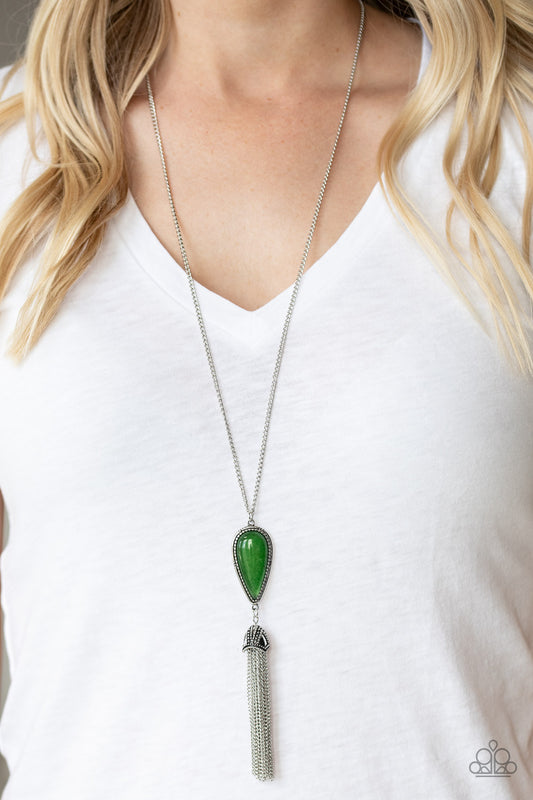 Paparazzi Zen Generation - Green Necklace