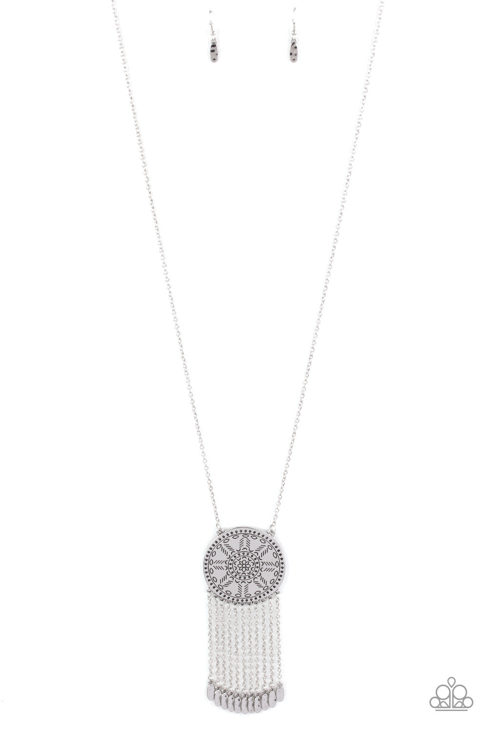 Paparazzi Natures Melody - Silver Necklace