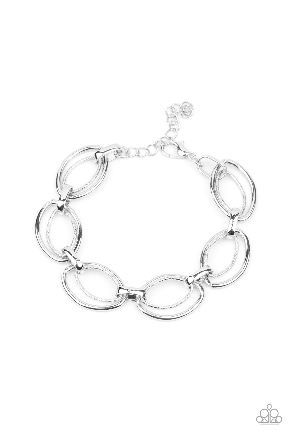 Paparazzi Simplistic Shimmer - Silver Bracelet