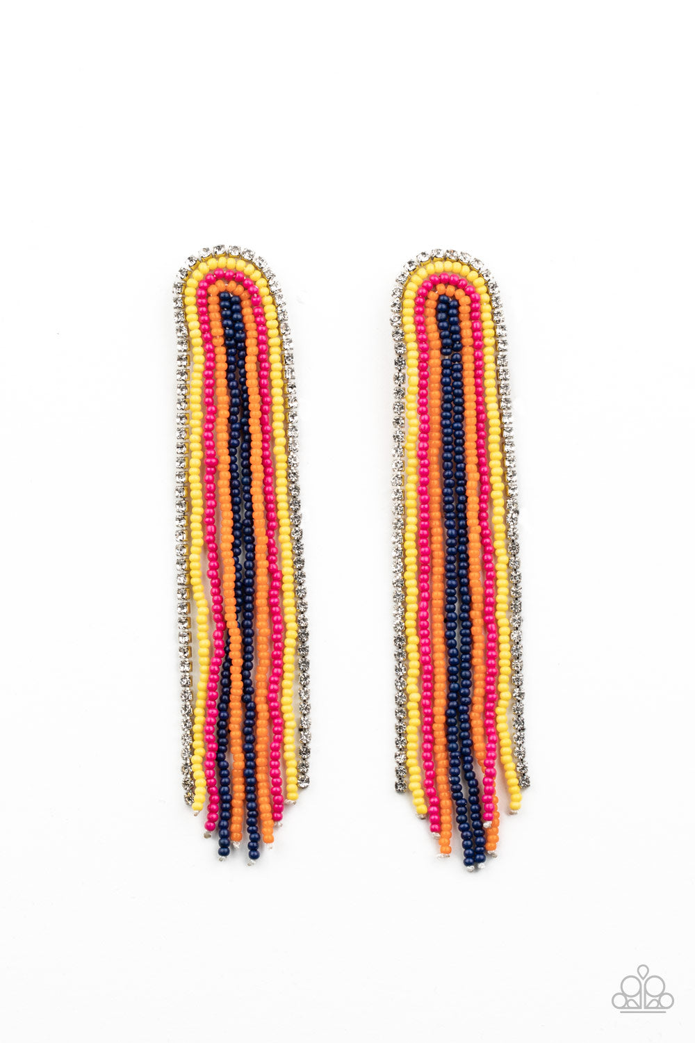 Paparazzi Let There BEAD Light - Multi Seed Bead Earrings