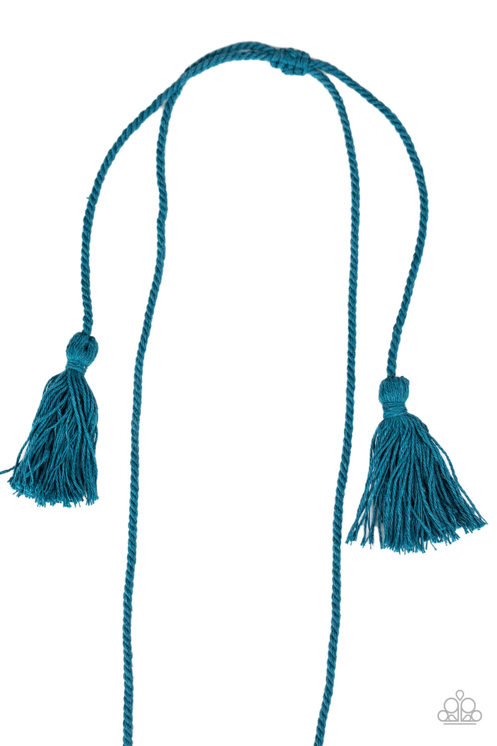 Paparazzi Between You and MACRAME - Blue Necklace