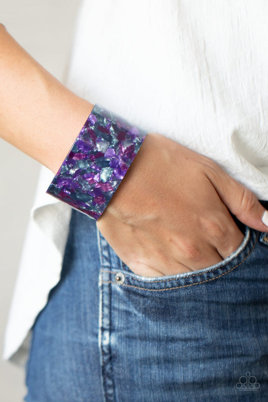 Paparazzi Freestyle Fashion - Purple Cuff Bracelet