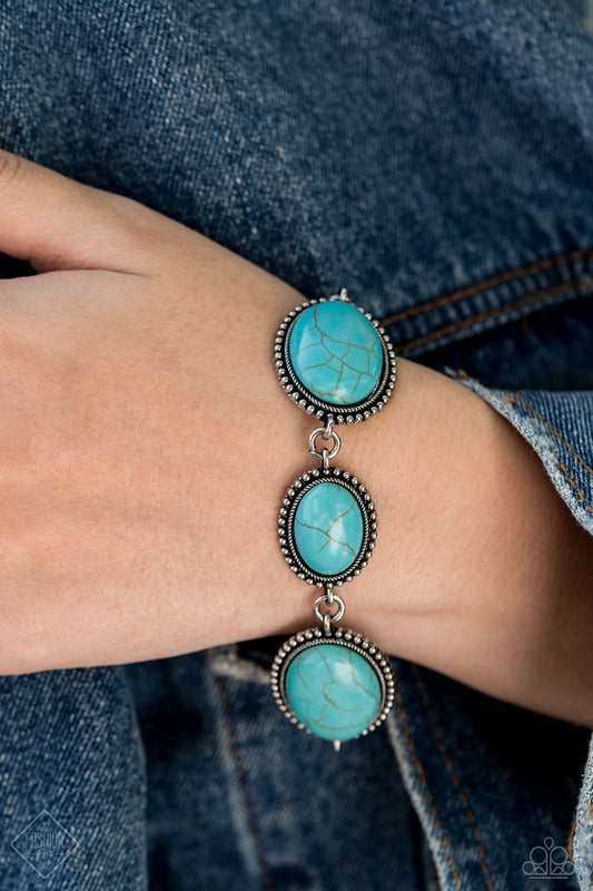 Paparazzi River View - Blue Bracelet