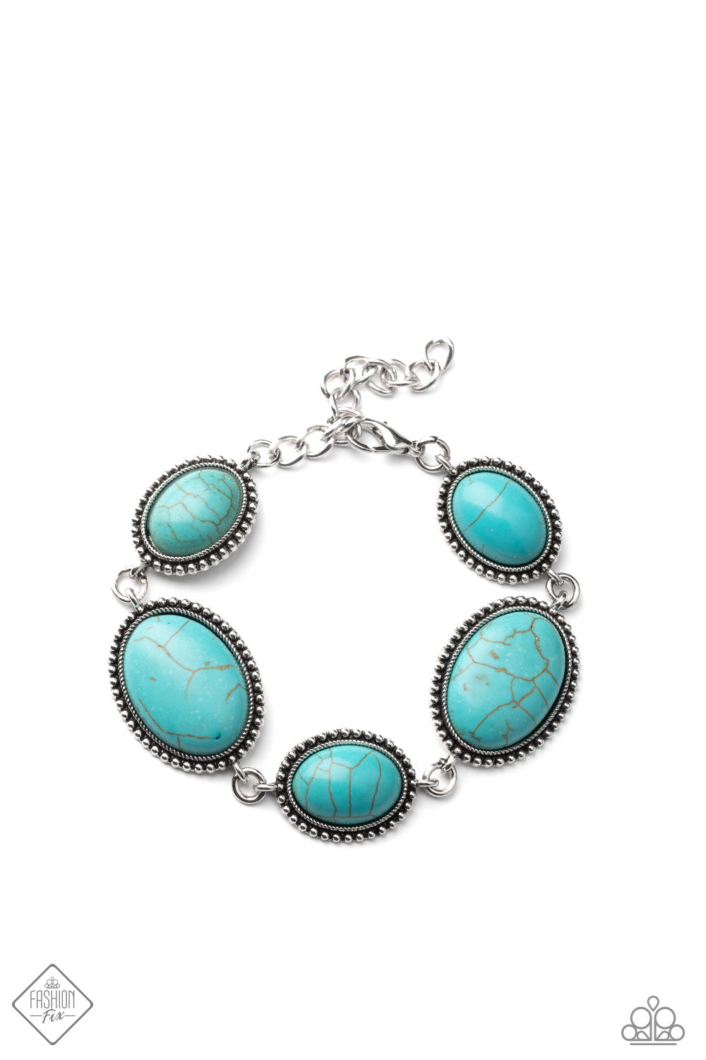 Paparazzi River View - Blue Bracelet