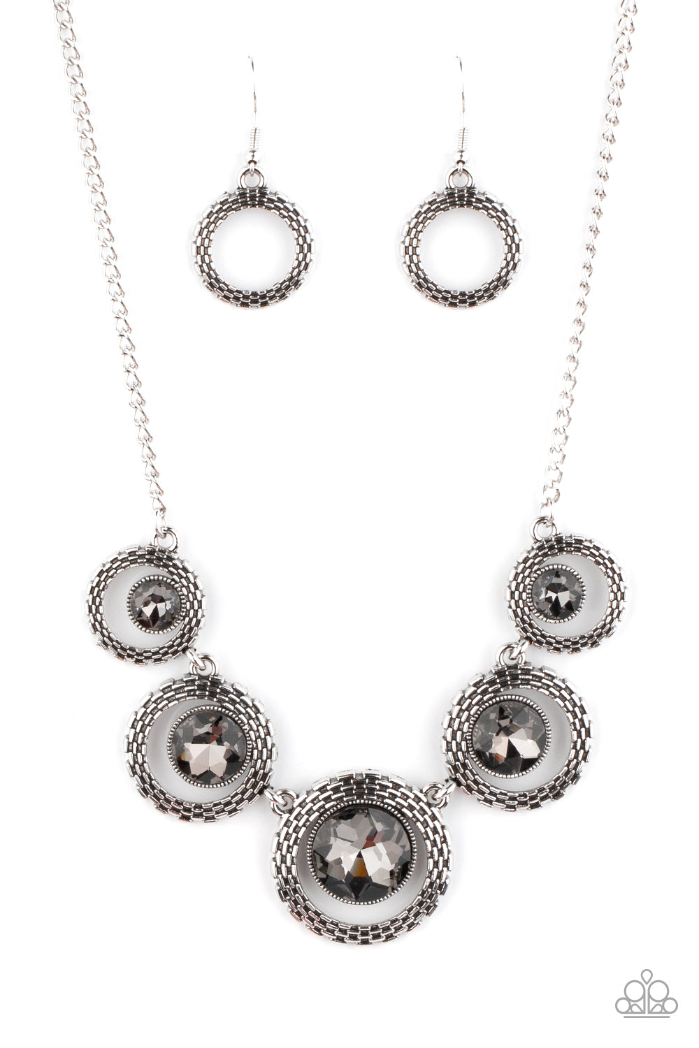 Paparazzi PIXEL Perfect - Silver Necklace