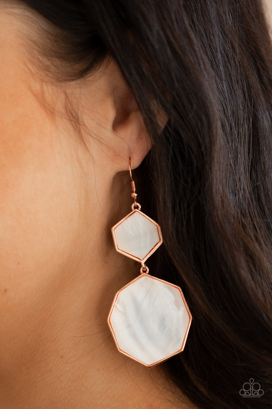 Paparazzi Vacation Glow - Copper Earring