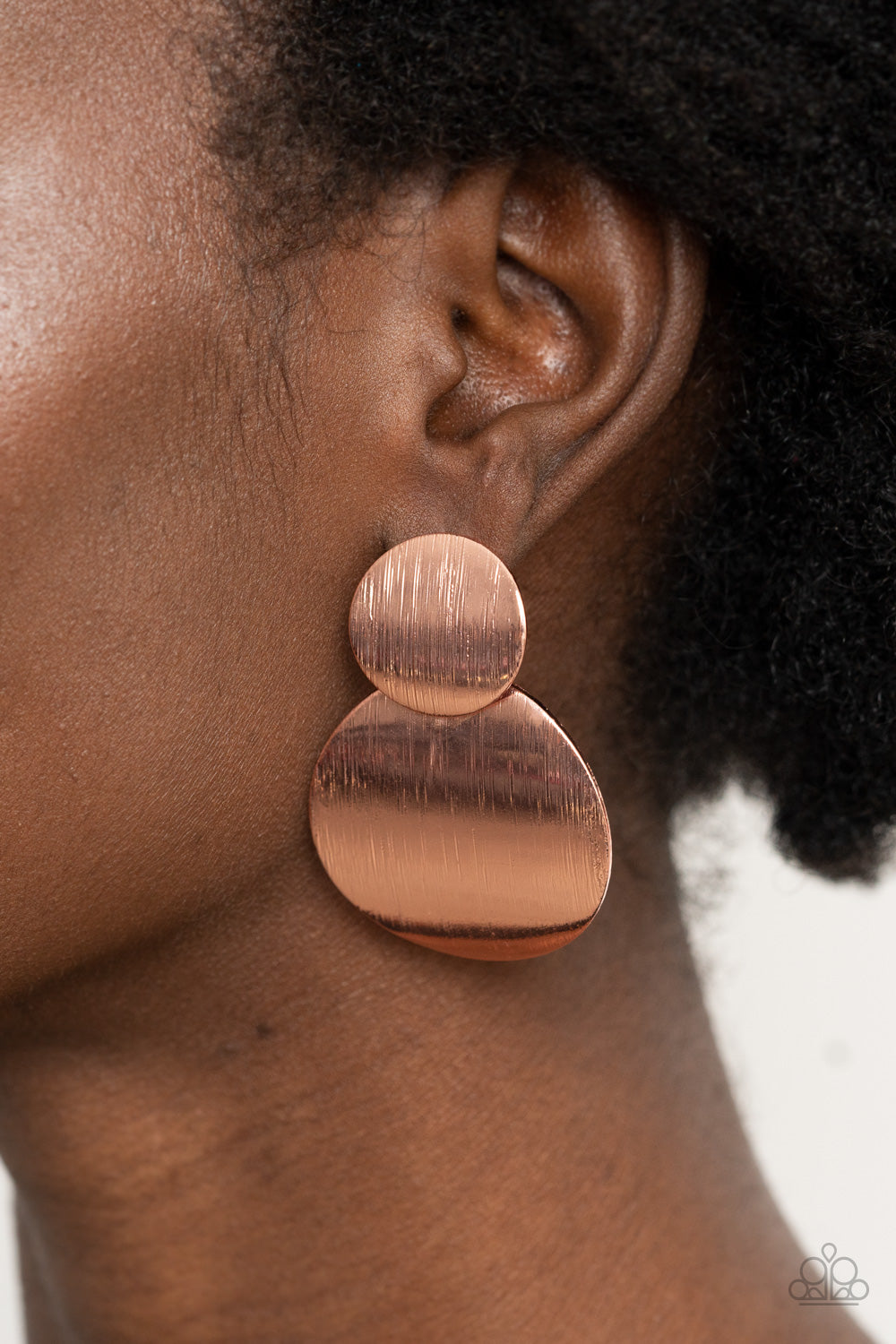 Paparazzi Here Today, GONG Tomorrow - Copper Earring