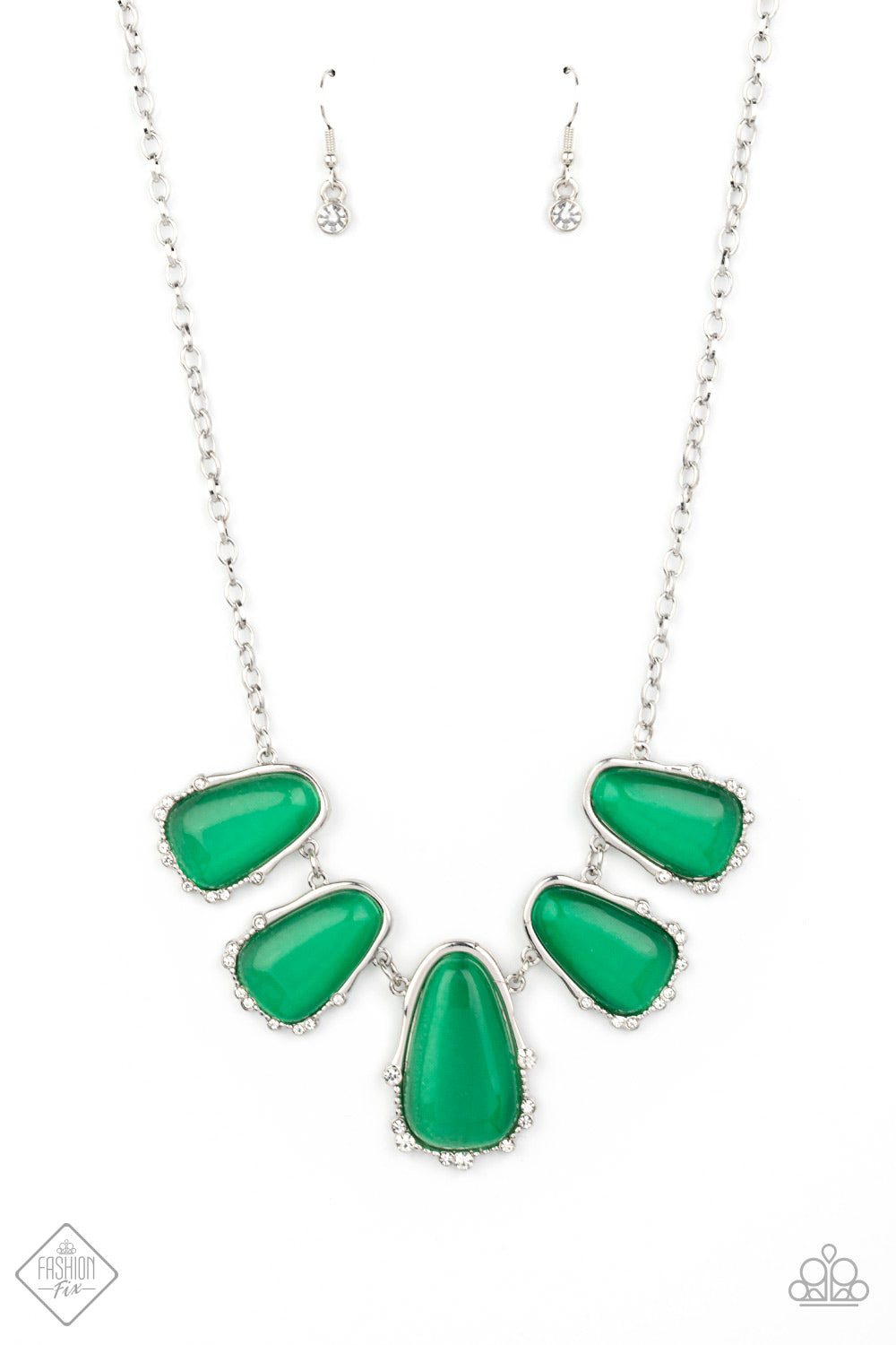 Paparazzi Newport Princess - Green Necklace