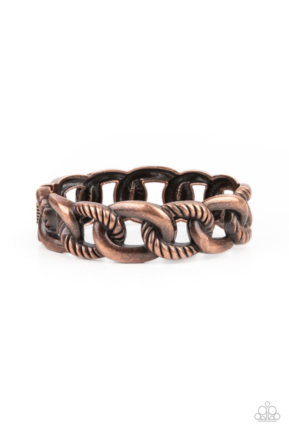 Paparazzi Bold Move - Copper Bracelet