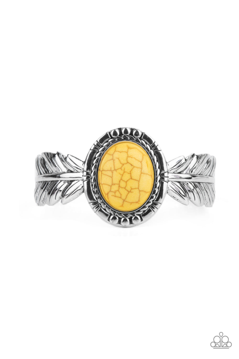 Paparazzi Western Wings - Yellow Bracelet