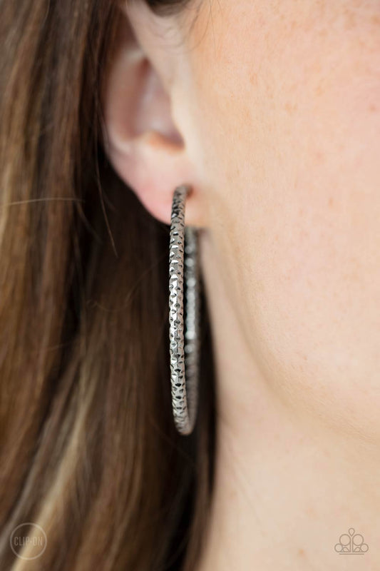 Paparazzi Subtly Sassy - Silver Earring