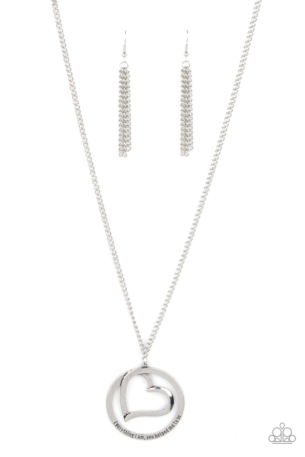 Paparazzi Positively Perfect - Silver Necklace