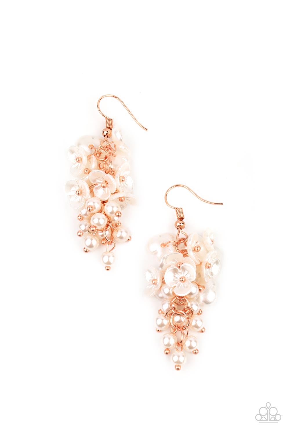 Paparazzi Bountiful Bouquets - Copper Earring