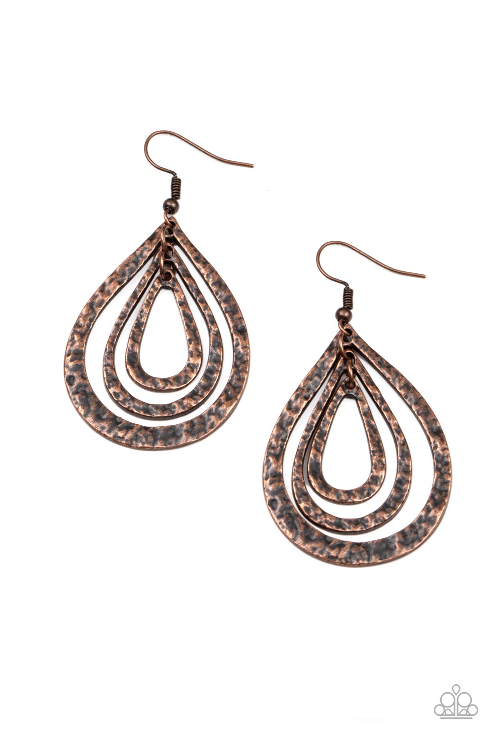 Paparazzi Plains Pathfinder - Copper Earring