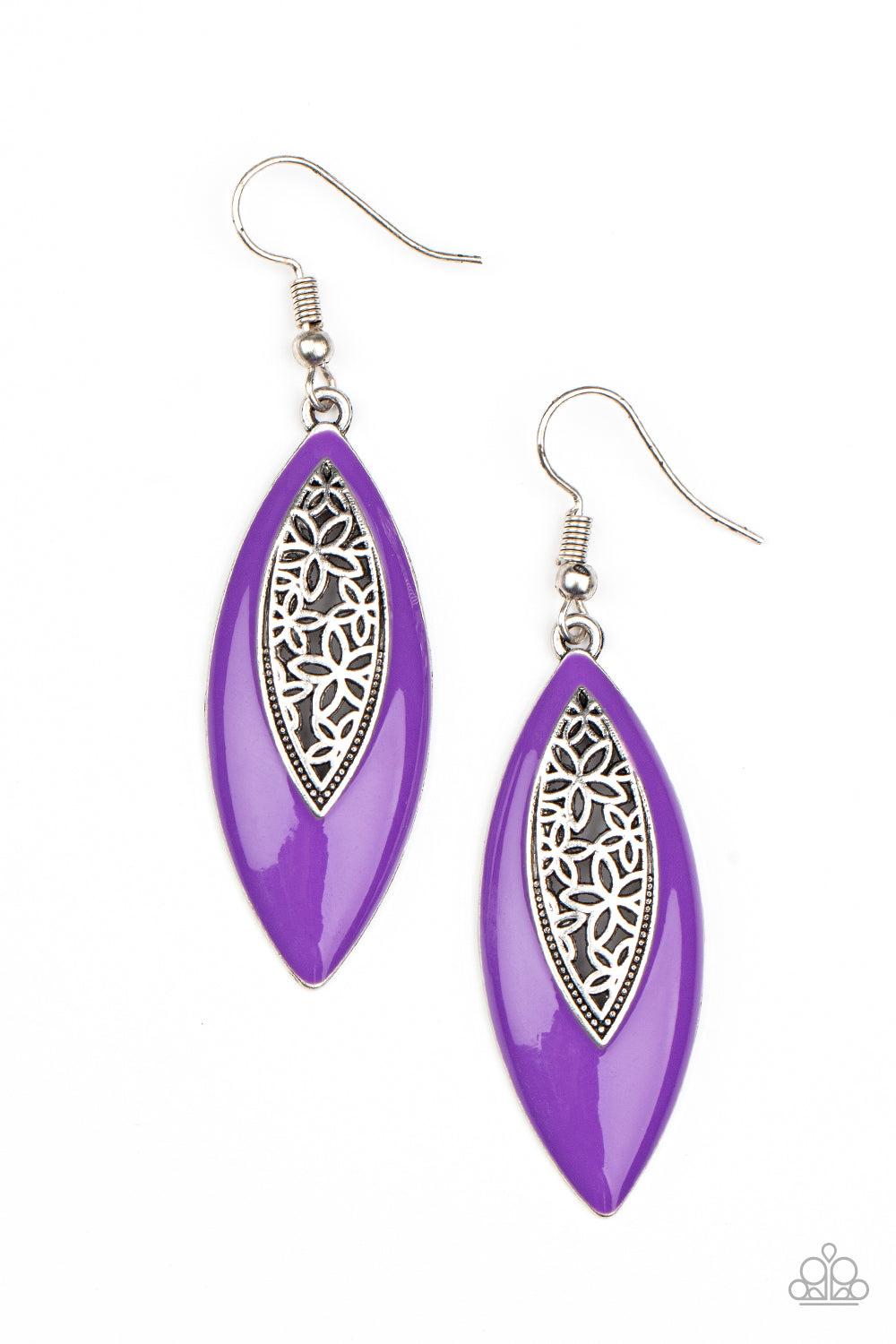 Paparazzi Venetian Vanity - Purple Earring