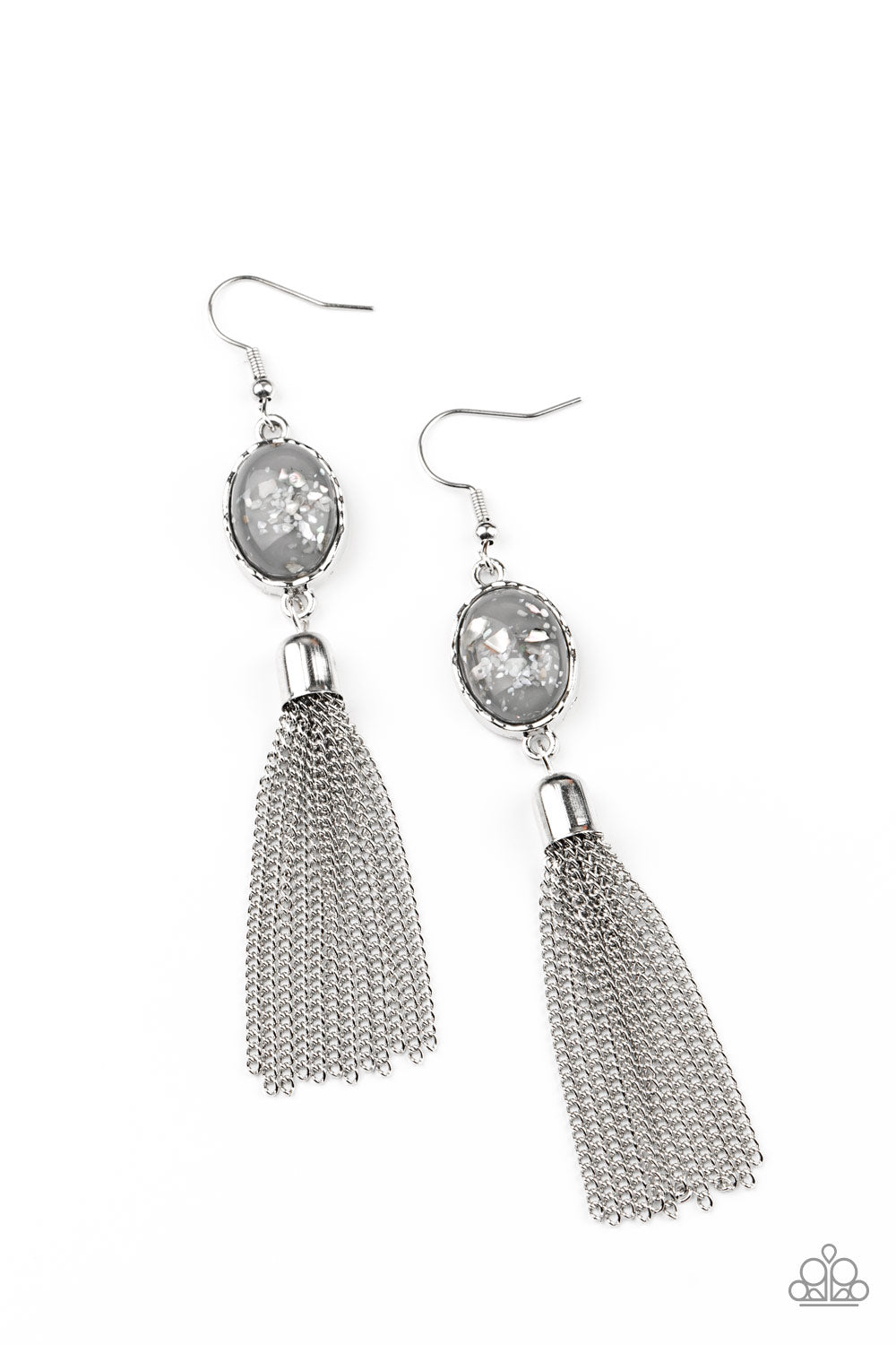 Paparazzi Oceanic Opalescence - Silver Earring