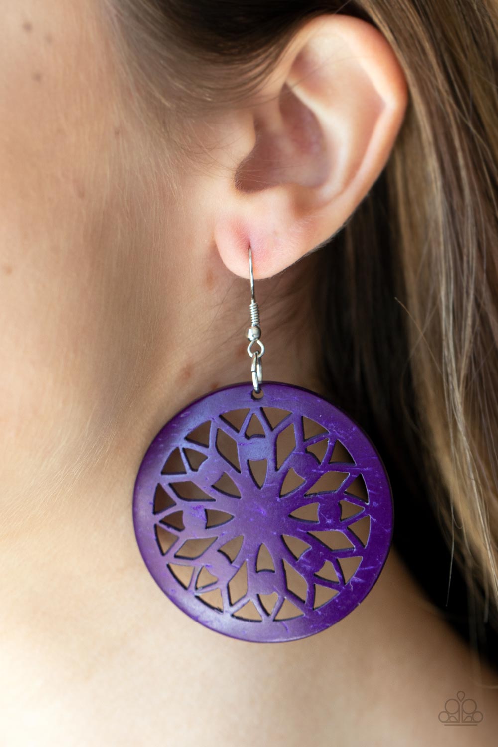 Paparazzi Ocean Canopy - Purple Earring