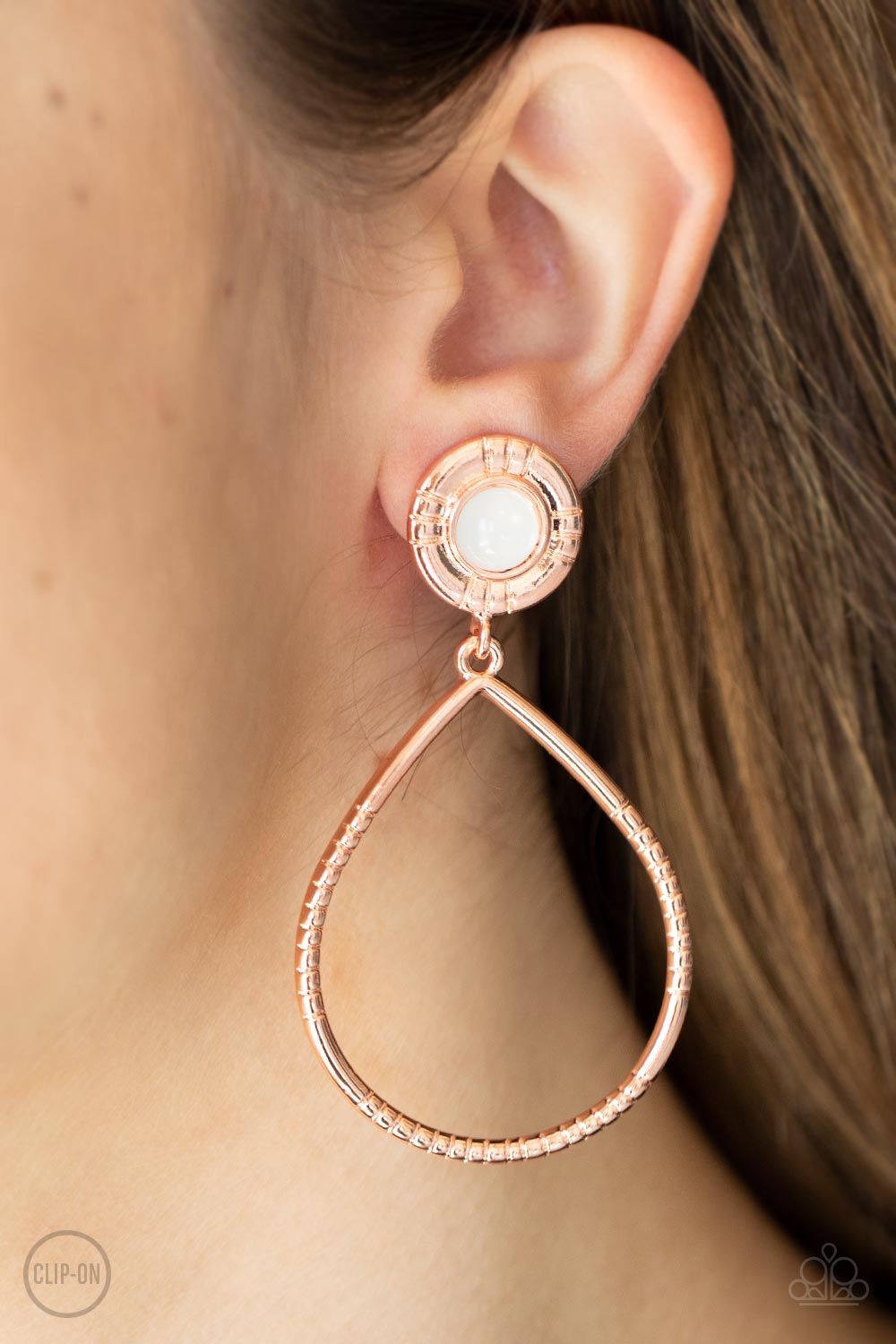 Paparazzi Fairytale Finish - Copper Earring