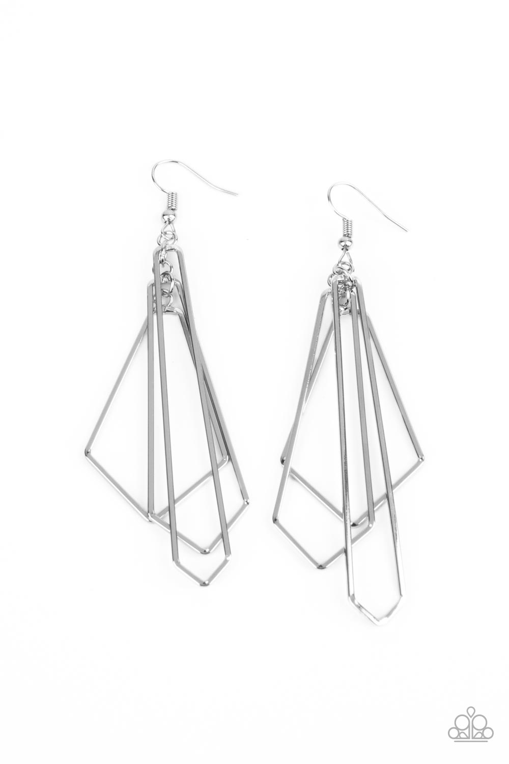 Pararazzi Shape Shifting Shimmer - Silver Earring