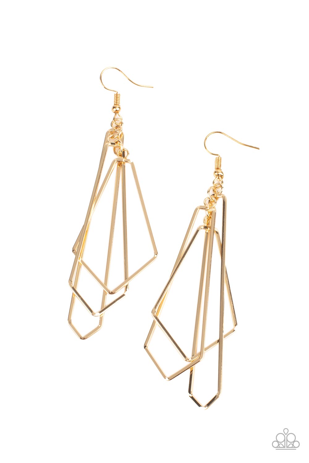 Paparazzi Shape Shifting Shimmer - Gold Earring