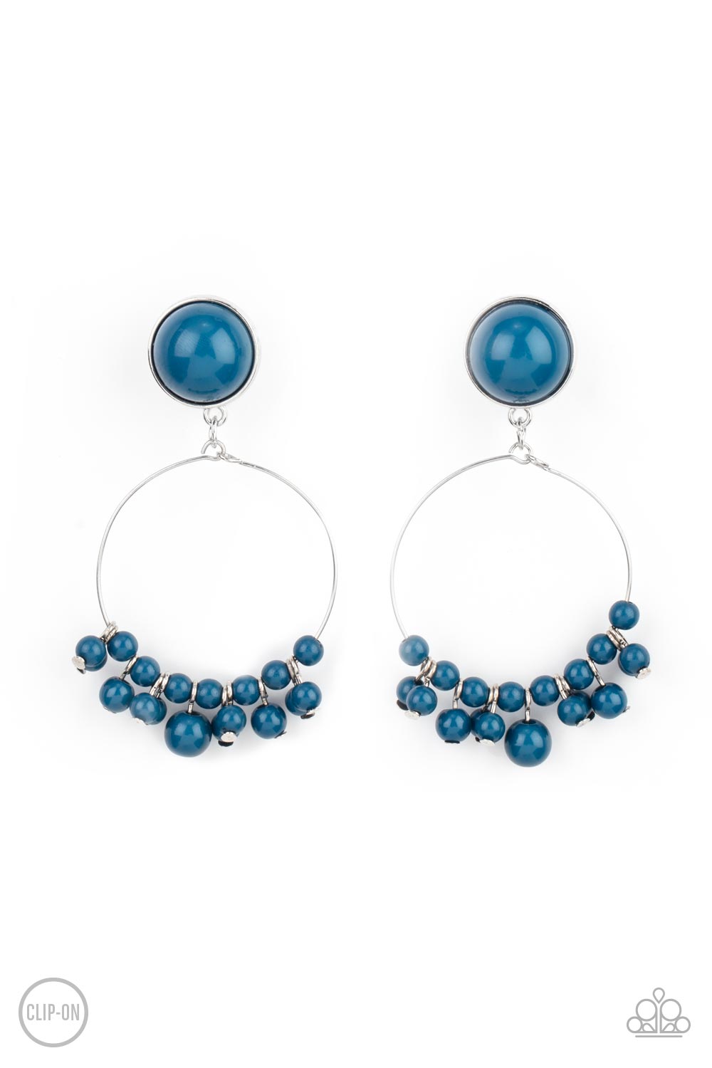 Paparazzi Cabaret Charm - Blue Earring