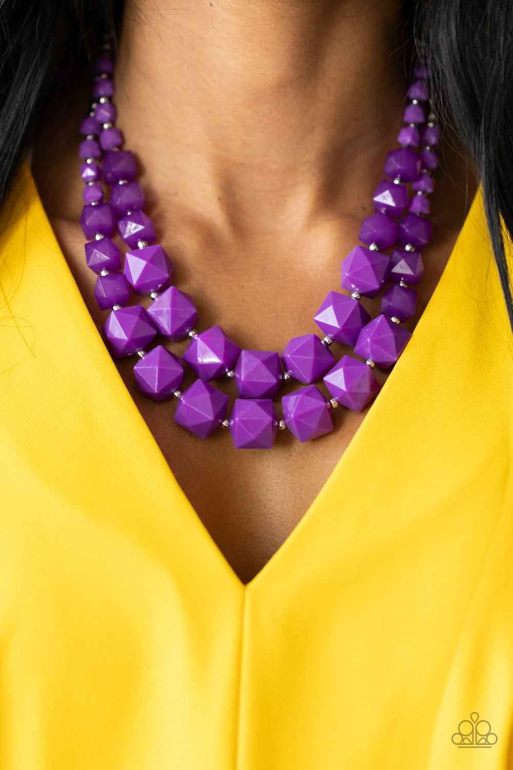 Paparazzi Summer Excursion - Purple Necklace