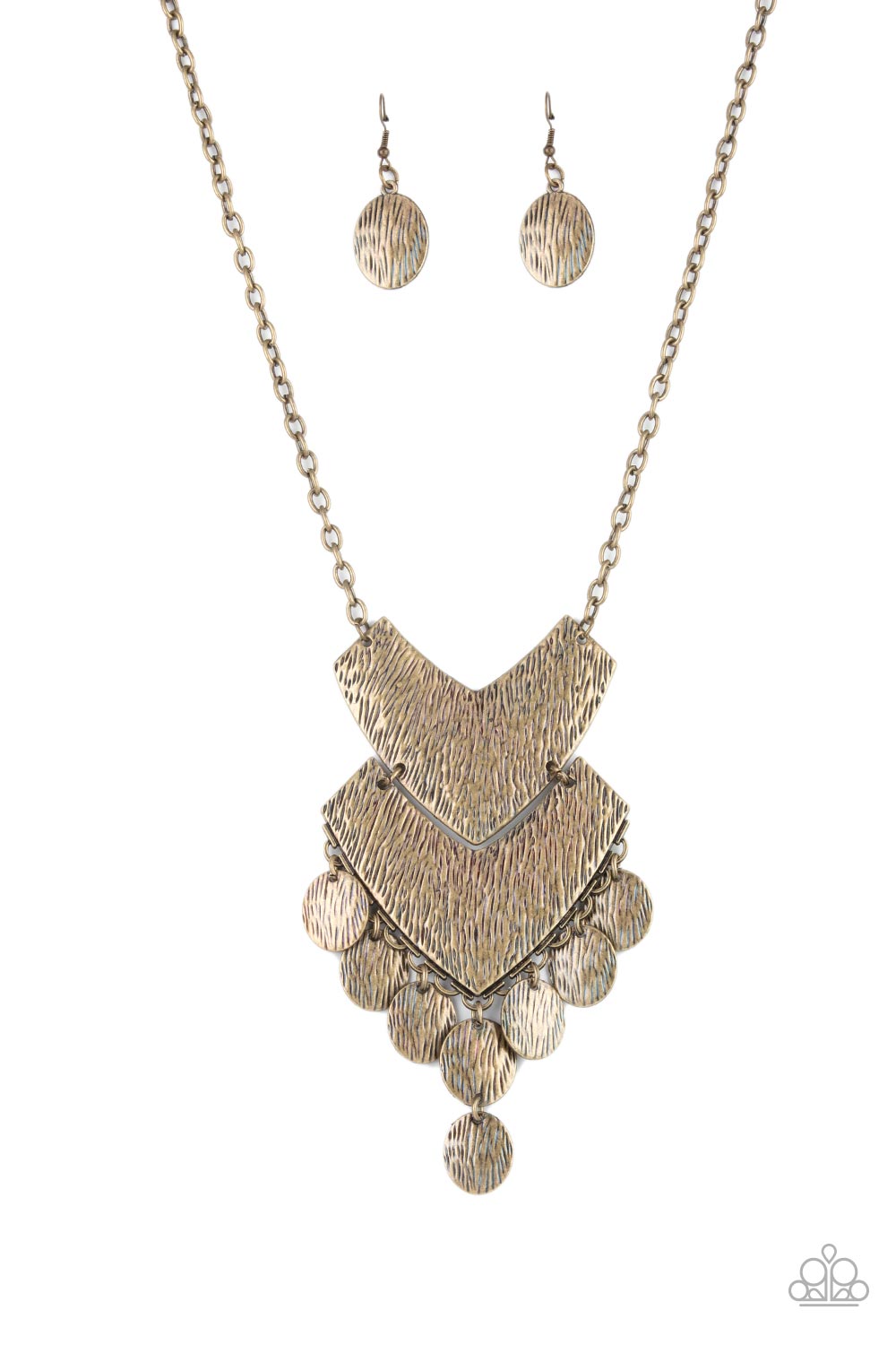 Paparazzi Keys to the ANIMAL Kingdom - Brass Necklace