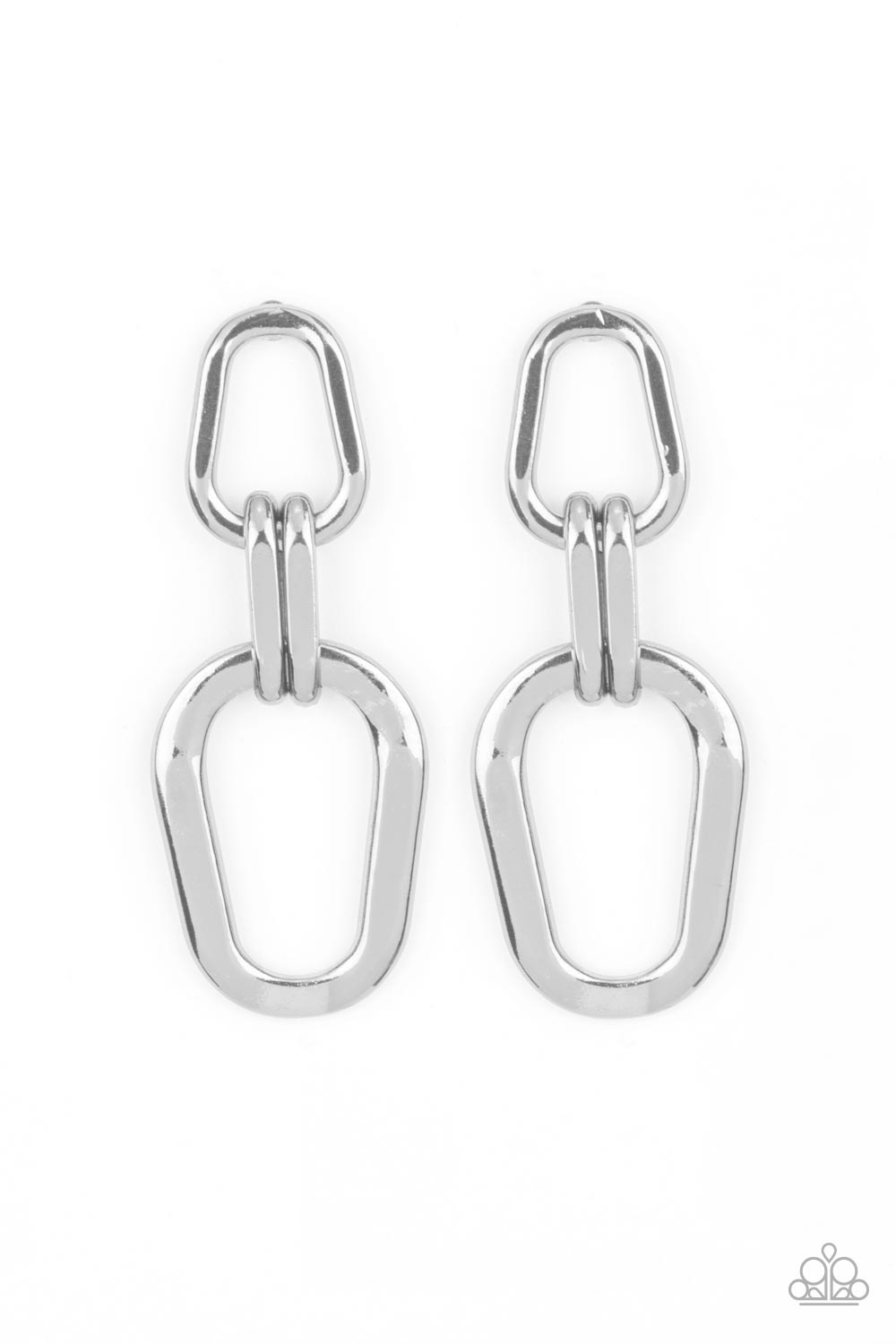 Paparazzi Harmonic Hardware - Silver Earring