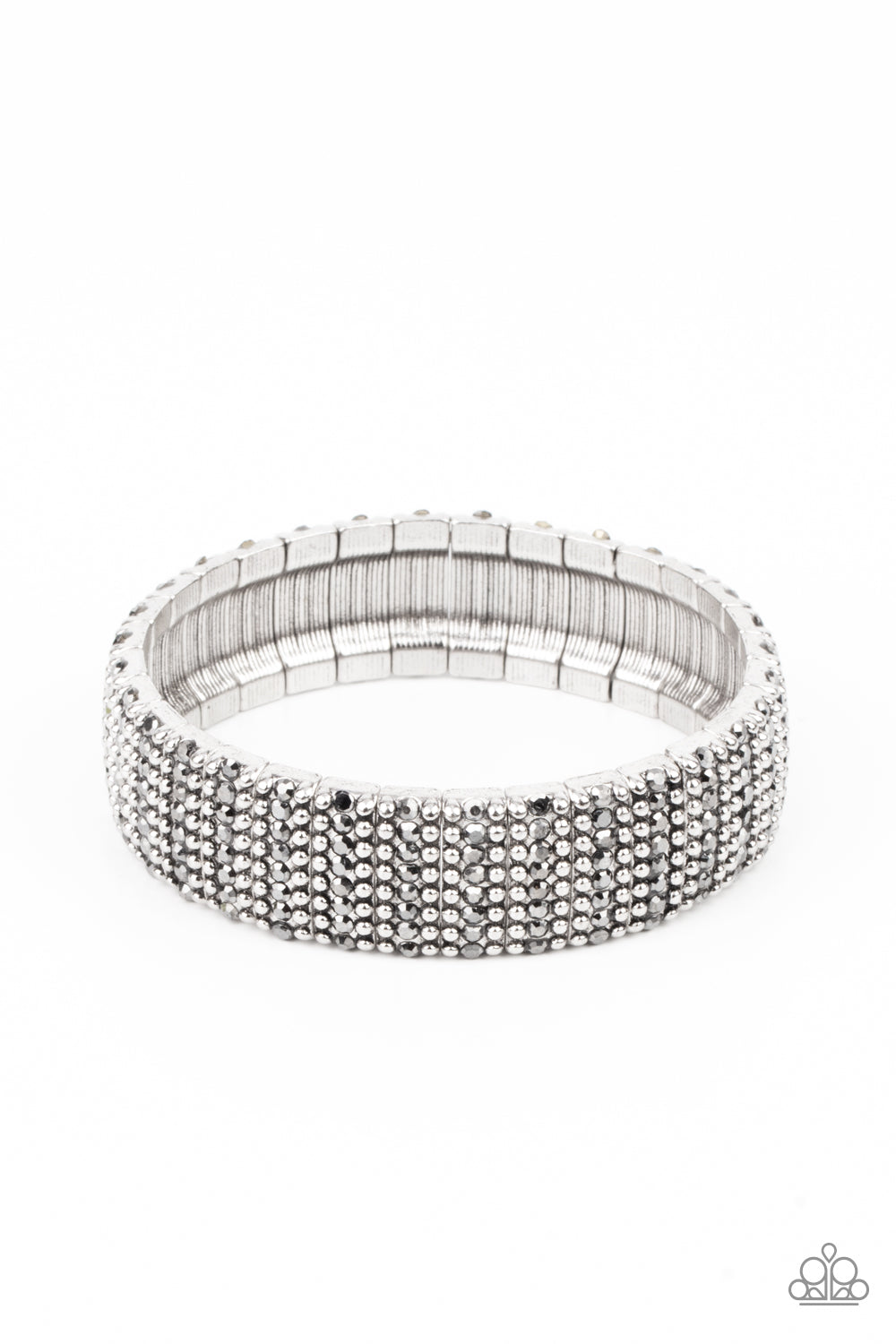 Paparazzi The GRIT Factor - Silver Bracelet