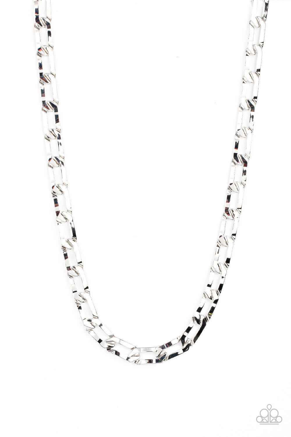 Paparazzi Full-Court Press - Silver Necklace