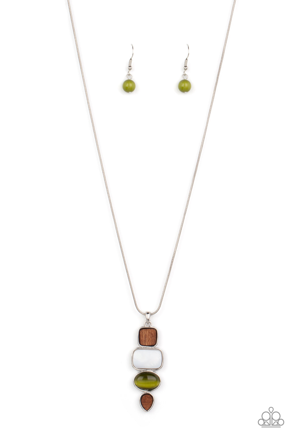 Paparazzi Elemental Energy - Green Necklace