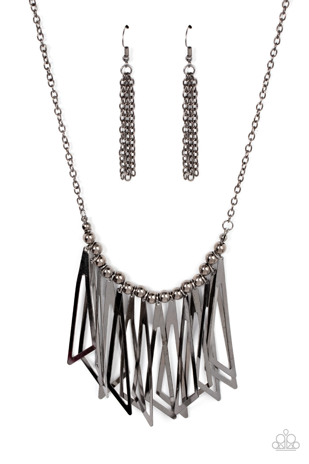 Paparazzi Industrial Jungle - Black Necklace