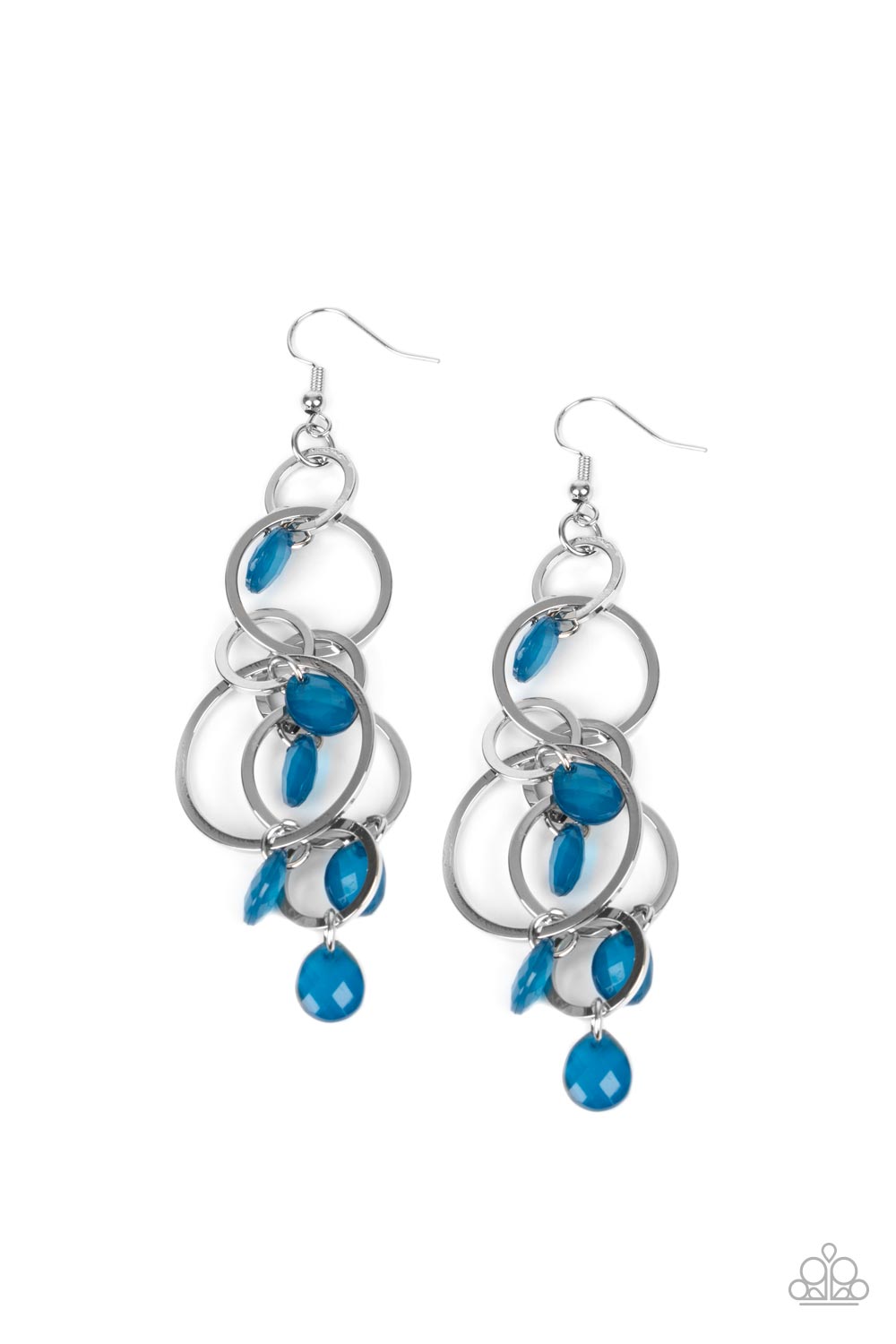 Paparazzi Dizzyingly Dreamy - Blue Earring