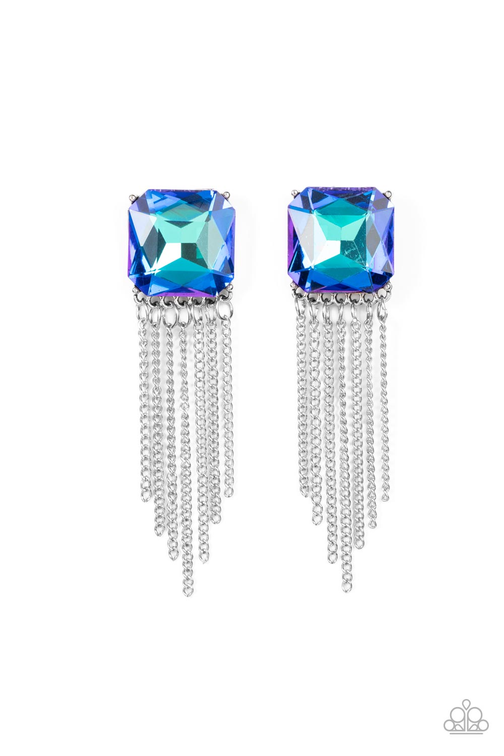 Paparazzi Supernova Novelty - Blue Earring